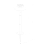 Stojąca lampa zewnętrzna Justina 2418098050 LED 5W 3000K IP44 antracyt