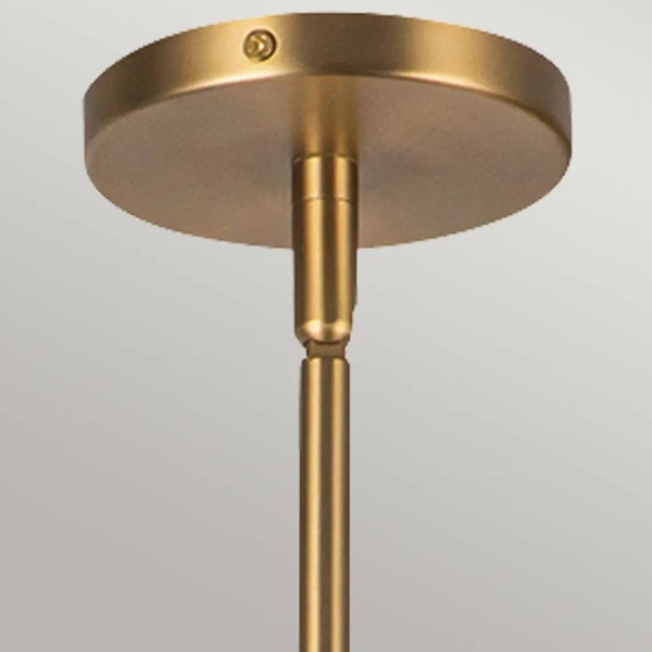 Lampa wisząca kula Perth ALM-PERTH-P-GD do salonu rattan złoty
