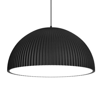 Wisząca lampa nad stół Gandra 5024+5055 Shilo salonowa metalowa kopuła czarna