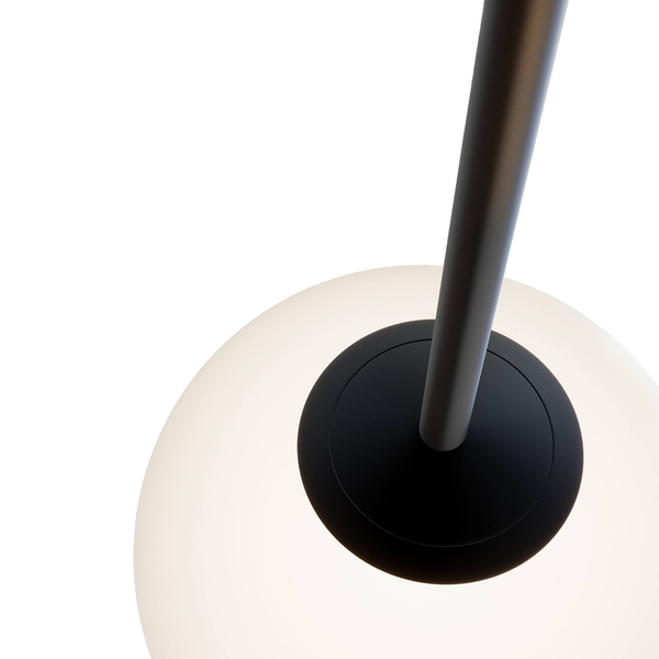 Kulista lampa wisząca Basic Form MOD321PL-01B kula ball czarna