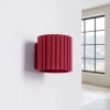 Lampa ścienna AURA SL.1821 ryflowana burgundowa G9