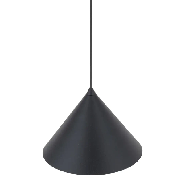 Zwisająca lampa do kuchni Cono 6630 stożkowa nad blat czarny