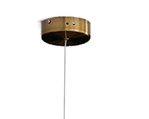 Podwieszana lampa glamour Arctic SMP0099 gold Step LED 104W 3000K kryształ złota