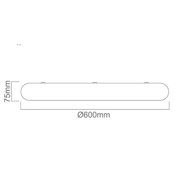 Sufitowa lampa Piatto Nero 60 CCT OR86232 LED 55W 3000-6500K biały czarny