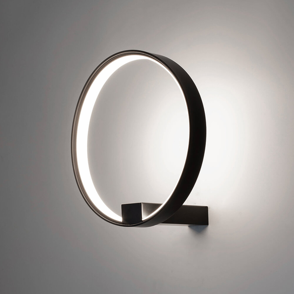 Ścienna lampa jadalniana Circle wall MSE010100378 Moosee LED 13W 3000K okrąg czarna