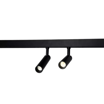 Podwójna szynowa lampa magnetyczna M0020D LED 10W 3000K tuby czarne