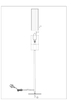 Lampka stołowa glamour Tubo 108558 Markslojd szklana srebrna