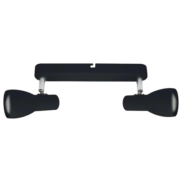 Plafon metalowy PICARDO 92-50717 regulowana listwa reflektorki czarne