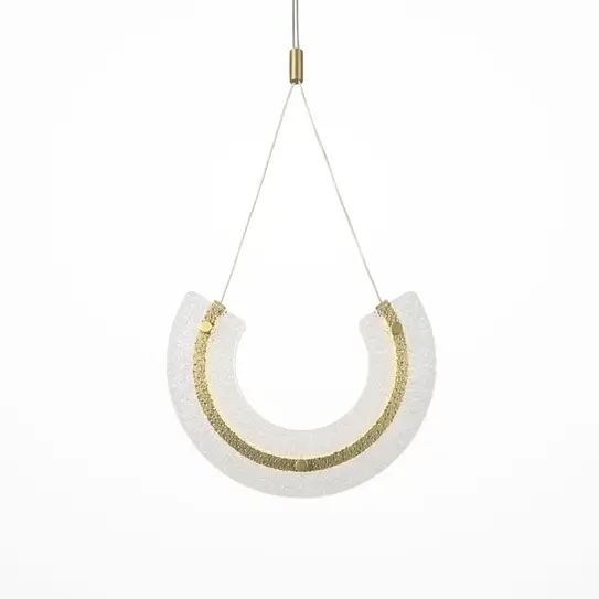 Wisząca lampa Maya P091PL-L18G3K Maytoni LED 10W 3000K łuk złoty