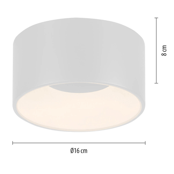 Sufitowa lampa Tanika 14325-16 Just Light LED 13W 3000K tubka biała