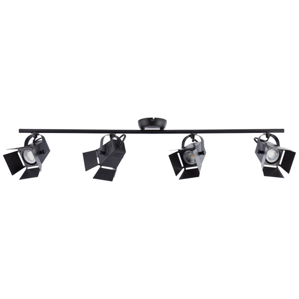 Regulowane reflektory filmowe Movie G08931/76 metalowe czarne matowe