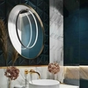 Loftowa LAMPA ścienna MIRROR LP-999/1W S BK Light Prestige metalowa OPRAWA kinkiet LED 35W 3000K do łazienki IP44 czarny