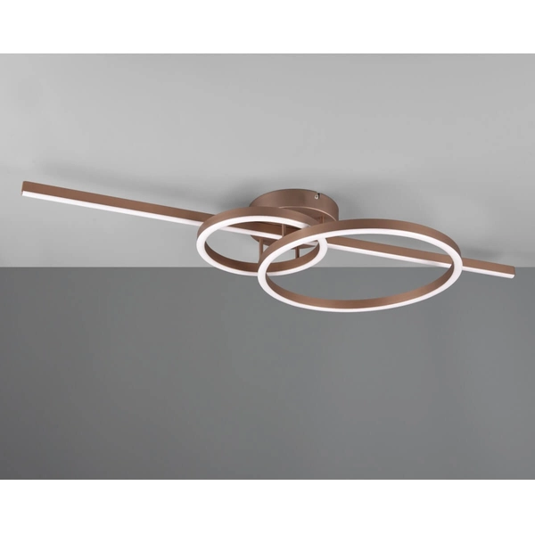 Sufitowa lampa okragła MONTILLA 643010365 LED 54W 2700-6000K pilot brązowy