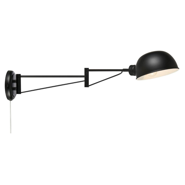 Lampa ścienna Portland 108587 Markslojd metalowa oprawa regulowana czarna