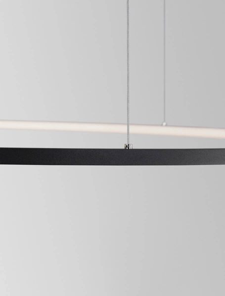 Metalowy żyrandol TOLUCA LE42782 do pokoju LED 58W czarny