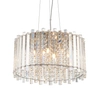 Wisząca lampa glamour Hanna 78699 okrągła crystals chrom przezroczysty