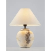 Ceramiczna lampa stołowa BELUNCA LE45282 do sypialni biały beżowy
