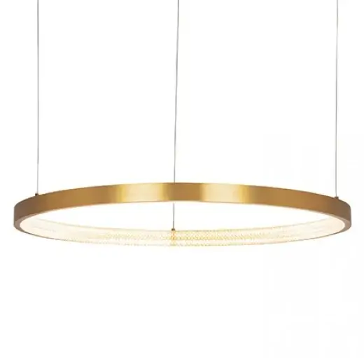 Nad łóżko wisząca lampa 2007 LED 53W 3000K ringowa złoty