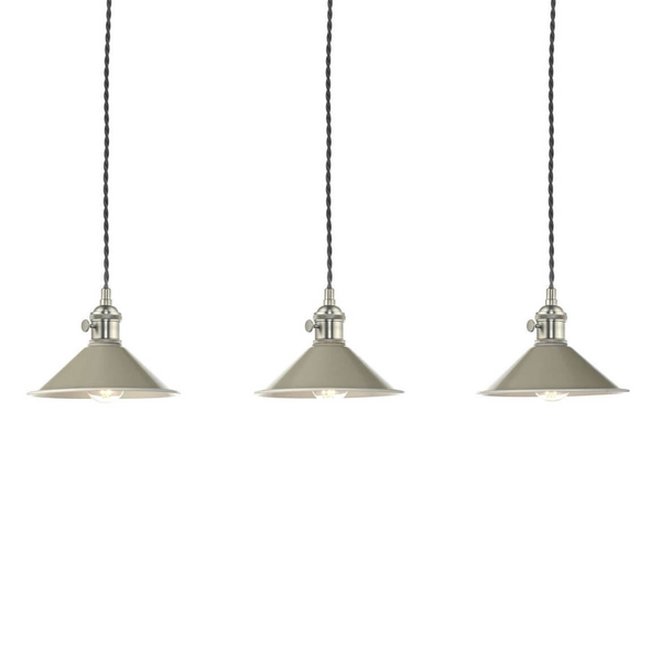 Kuchenna lampa wisząca HAD3661-06 Dar Lighting metalowa chrom szary