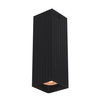 Sypialniana lampa sufitowa Tecno CLN-37492-M-BK słupek metalowa czarna
