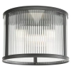 Przysufitowa lampa do kuchni Bianka BIA5322 ryflowana czarna