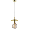 LAMPA wisząca DISC 106150 Markslojd metalowa OPRAWA zwis na przewodzie mosiądz