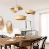 Lampa wisząca Boho ABR-LW4-BHXL-E27 Abruzzo bambusowa naturalna beżowa