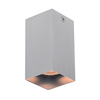 Prostokątna lampa nasufitowa Ander CLN-28394-S-ALU Italux do biura srebrny