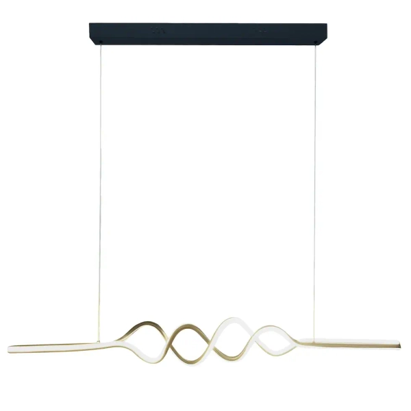 Lampa wisząca spirala ANCONA ML1575 LED 36W 4000K czarna