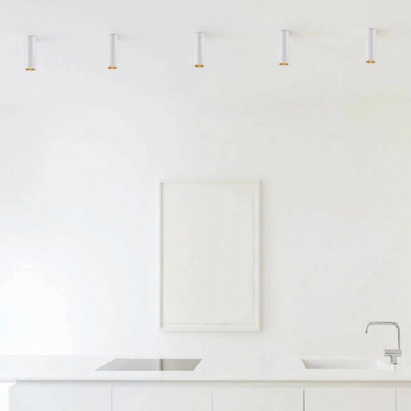 Punktowa lampa sufitowa Stala 301002002 Elkim kuchenna spot biała