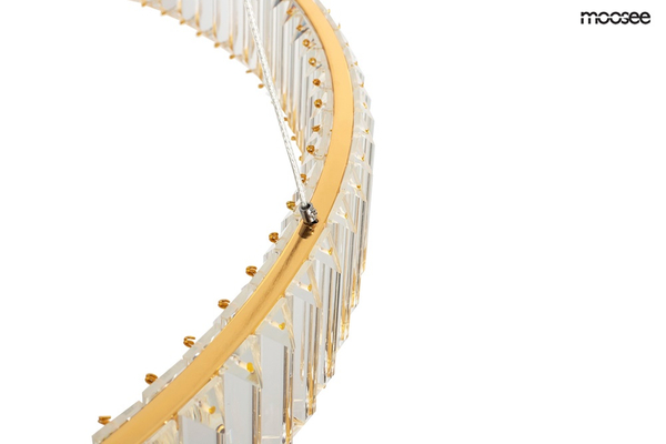 Wisząca lampa glamour Liberty LED 62,6W 3000K kaskada złota