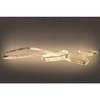 Kryształowa lampa wisząca Wave MSE1501100200 Moosee LED 103W 3000K chrom