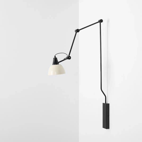 Ścienna lampa z regulacją AIDA 1141C3_9 metalowa beżowa czarna