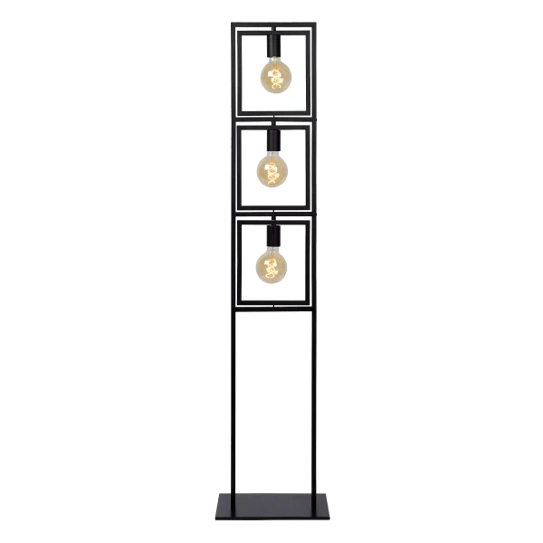 Podłogowa lampa loftowa Luuk 00726/03/30 metalowa z włącznikiem czarna