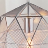 Geometryczna lampa wisząca Armour 72817 do salonu chrom