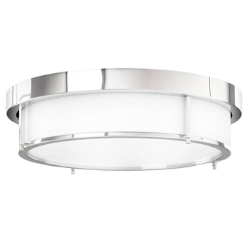 Sufitowa lampa chromowana Romi plafoniera z abażurem nad stół