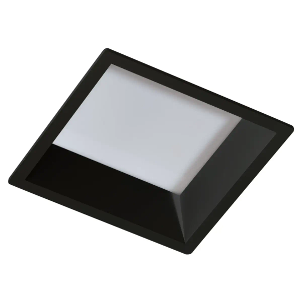 Kwadratowe oczko wpustowe Aida AZ4227 Azzardo LED 11W 3000K czarne