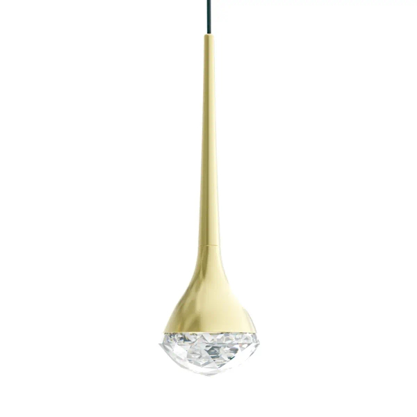 Kryształowa lampa wisząca Crima Old Gold OR86171 LED 6W 3000K złoty