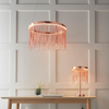 Stołowa lampka na komodę Zelma 92179 LED 9W 2800K metalowa miedziana
