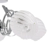 Sufitowa lampa sypialniana 7138/5 8C nad łóżko chrom