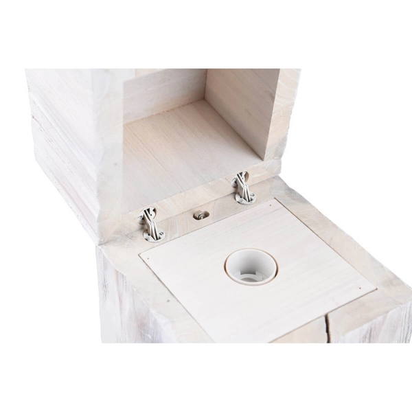 Sypialniana lampa stołowa Treasure 514110101 drewno biała