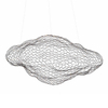 Druciana lampa wisząca STARDUST P0525D Maxlight LED 14W 3000K do salonu czarny