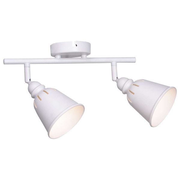 Plafon LAMPA sufitowa FIONA 2 311023 Polux metalowa OPRAWA industrialne reflektorki białe