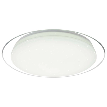 Plafon LAMPA sufitowa OPTIMA 41310-30 Globo okrągła OPRAWA natynkowa LED 30W z efektem gwiazd biała