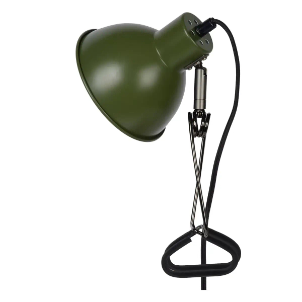 Regulowana lampka z klipsem MOYS 45987/01/33 Lucide zielony