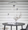 LAMPA wisząca SICILY 107015 Markslojd modernistyczna OPRAWA szklane kule balls kaskada przezroczysta