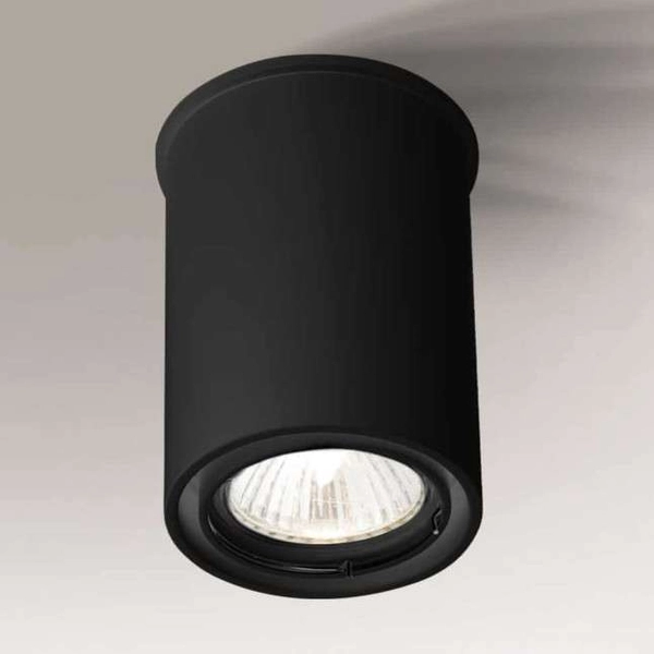 Spot LAMPA sufitowa OSAKA 1119 Shilo plafon OPRAWA metalowa tuba DOWNLIGHT czarny