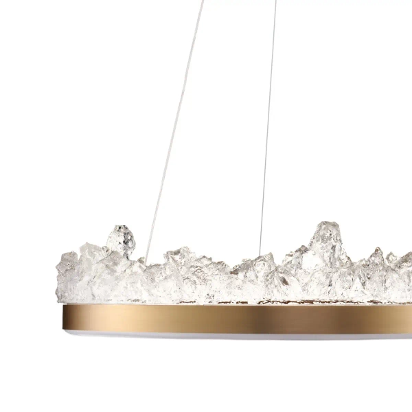 Pierścieniowa lampa wisząca Montana ST-6490P/1 LED 26W 3000K ring złoty