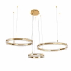Lampa wisząca ARKADIA ST-6376-40+60+80 złota LED 95W 3000K ringi