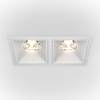 Metalowa lampa wpust sufitowy Alfa DL043-02-15W4K-SQ-W LED 30W 4000K biały